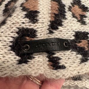 Coach leopard print infinity scarf.